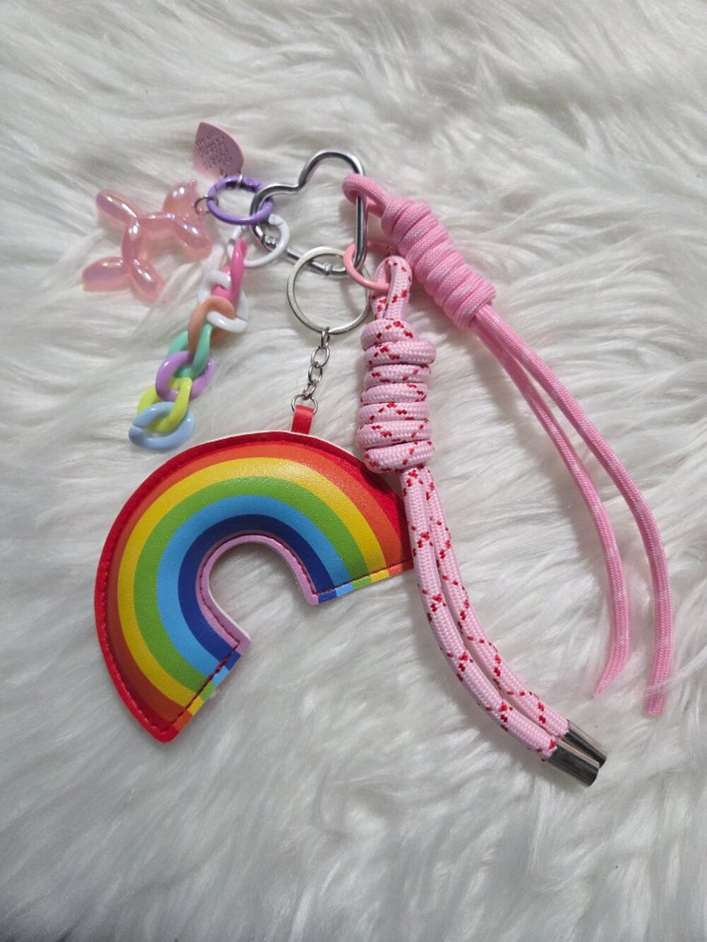 Rainbow Design Keychain
